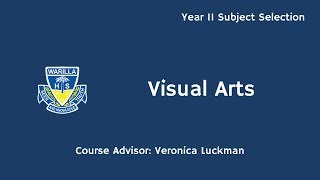 Visual Arts  WHS Subject Selection [upl. by Manuela470]