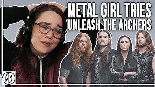 Metal Girl Tries Unleash The Archers [upl. by Dygal]