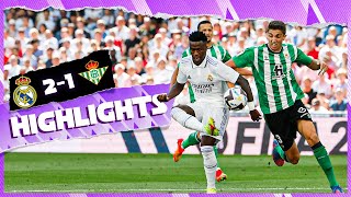 Real Madrid 21 Real Betis  HIGHLIGHTS  LaLiga 202223 [upl. by Pussej52]