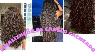 finalização de cabelo cacheado🥰 [upl. by Elizabet448]