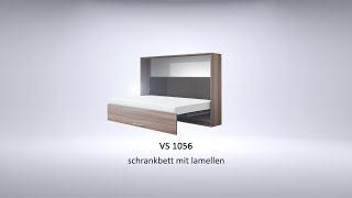 Schrankbett mit Lamellen  VS 1056 [upl. by Ailecec]