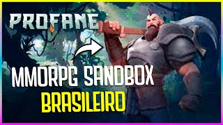 PROFANE ESTÁ VIVO KKKK NOVO MMORPG SANDBOX FEITO POR BRASILEIROS COM MUNDO ABERTO E BATALHA NO MAR [upl. by Meridith]