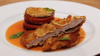 CCMLC  Escalope milanaise aubergines parmesane et sauce tomate [upl. by Lustick]