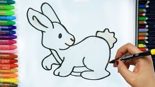 Jak narysować Królik 🐰 Kolorowanki dla dzieci HD  Kolorowanie  Rysowanie i kolorowanie  Rysunek [upl. by Heng]