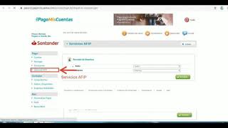 Acceder a pagomiscuentas Banco Santander [upl. by Rahmann]