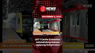 LRT1 Cavite Extension nakatakdang buksan ngayong Nobyembre [upl. by Asehr]