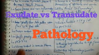 Exudate vs Transudate types of edema fluid Pathology [upl. by Gitlow801]