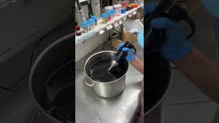 Activated Charcoal Soap soapmaking timelapse smallbusiness activatedcharcoal soapmaker soap [upl. by Odette]