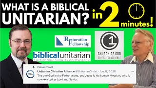 Biblical Unitarians Explained in 2 Minutes [upl. by Wallach]