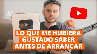 Cómo empezar un canal de youtube Mis 5 claves ✅ [upl. by Mayworm]