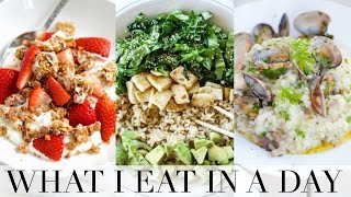 WHAT I EAT IN A DAY  Getting Fit for Summer [upl. by Edita]