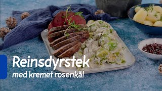 Reinsdyrstek med kremet rosenkål  REMA 1000 [upl. by Adnohr432]