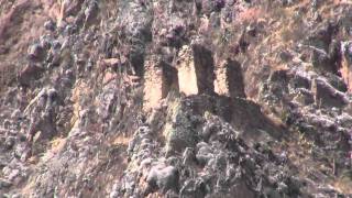 Inca Temple Of The Condor At Ollantaytambo Sacred Valley Of Peru [upl. by Airdnahs]