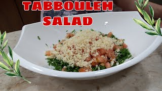 Tabbouleh salad recipeArabic saladParsley salad [upl. by Belva]