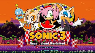 Sonic 3 AIR Pink Edition ✪ Full Game Playthrough 108060fps [upl. by Elocon253]