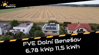 Fotovoltaika Dolní Benešov 678 kWp 115 kWh [upl. by Lehet]