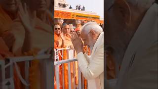 PM Shri Narendra Modi Ji Ram Mandir Aarti Darshan Latest Vlogs Shorts l shorts l viralshorts l [upl. by Crissy]