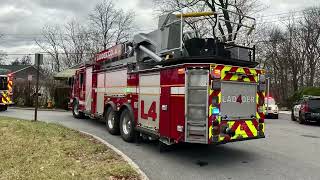 Fairview Engine 175 Hartsdale Engine 170 and 2124 responding to a 1075  on scene footage 1102024 [upl. by Ennyleuqcaj]