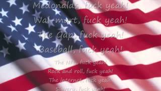 Team America  America Fck Yeah Lyrics [upl. by Pansy]