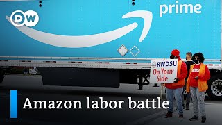 The battle for Amazons first warehouse union  DW News [upl. by Delgado412]