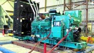 A highrange Cummins Generator in a Seismic Shaker Test [upl. by Eelorac]