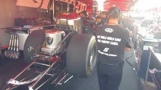 NHRA CRUZ PEDREGON WARMUP TOP FUEL FUNNY CAR [upl. by Pelagi]