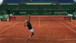 Rafael Nadal Kick Serve Slow Motion 【Righty】 右利き編集ナダルのキックサーブ（スロー） [upl. by Rilda]