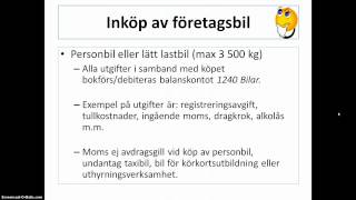 Utgifter företagsbil [upl. by Abeu]