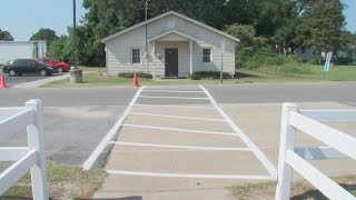 The Grifton School adds new crosswalk ahead of new school year [upl. by Itnahsa701]