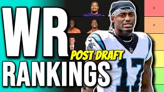 Top 15 Dynasty Rookie Wide Receiver Rankings amp Tiers Post NFL Draft [upl. by Vassar953]