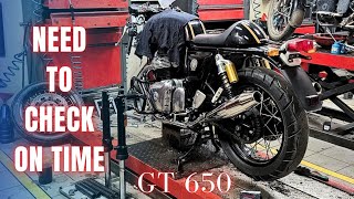 Continental GT 650  Suspension oil Change  Stering Cone Set  Front Brake pads [upl. by Elias]