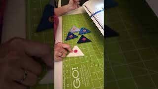 60Degree Triangle amp quotWorkbasketquot Mini Quilt Tutorial [upl. by Irme]