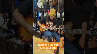 Epiphone Les Paul Standard 60s EILS6ITNH guitarshop rockmusician musicshopstore guitarepiphone [upl. by Omlesna]