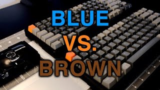 Gateron Brown VS Gateron Blue Sound Comparison Keychron K2 [upl. by Sayette72]