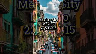 quotThe World’s Most Crowded Cities 🌆 Top 10 Countdownquot population cities [upl. by Lorou]