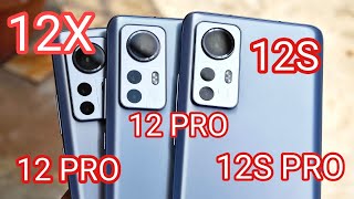 TƯ VẤN XIAOMI 12 12X 12 PRO 12S 12S PRO NÊN MUA DÒNG NÀO ƯU  NHƯỢC ĐIỂM [upl. by Moshell]