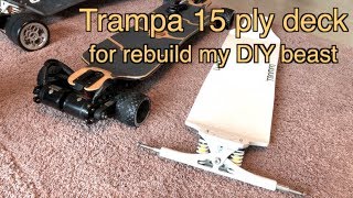 83 Trampa 15ply deck for rebuild my DIY beast [upl. by Buckingham249]