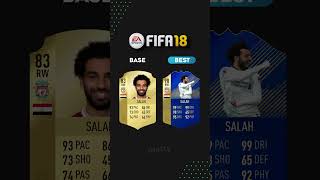 BASE vs BEST CARD  Mo Salah 🇪🇬 [upl. by Yelats]