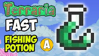 Terraria How To Get Fishing Potion 2024  Terraria how to make Fishing Potion FULL GUIDE [upl. by Pages]