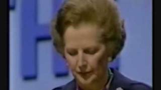 Margaret Thatcher Speech to Tory Conference 1982 Part 6 [upl. by Ikram]