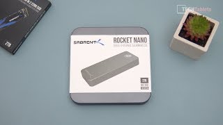 Sabrent Rocket Nano 2TB 1000MBs External SSD Review [upl. by Akihsar224]