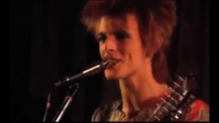 Live Spiders from Mars and David Bowie Ziggy Stardust  Rare Video amp Audio [upl. by Allenad626]