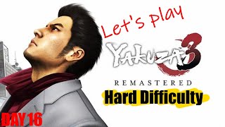 Yakuza 3 Remastered Hard difficulty playthrough PC gamepad day 16 [upl. by Savina]