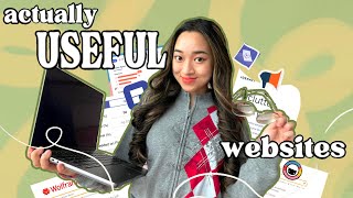 12 UNIQUE and USEFUL WEBSITES for students that aren’t JUST AESTHETIC lmao 💻 [upl. by Sarid]