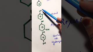 Derivatives Of Benzene phenol Catechol Resorcinol Quinol shortsfeed [upl. by Airdnaxila792]