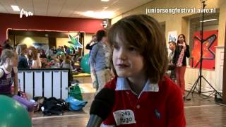 Junior Songfestival  Interview Mainstreet en Hugo  Auditie Zuid 2012 [upl. by Esile485]