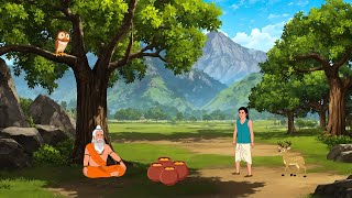 चार रूपये का तकदीर  Hindi Story  Hindi Kahaniya  Moral Story  Cartoon Story  Diwana Toons [upl. by Kcirad]