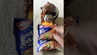 Dont take my favorite nissin yakisuba spicy chicken maddog viral asmr shorts games trend [upl. by Doloritas605]