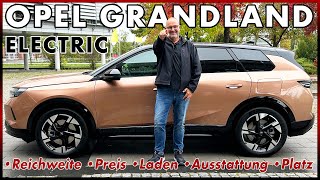 Opel Grandland Electric  Wie gut ist das große elektrische Opel SUV  Test Review 2024 Deutsch [upl. by Enelrahc]