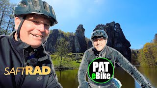 Auf dem Weserradweg zum Treffen mit PAT • eBike [upl. by Ttenaej]